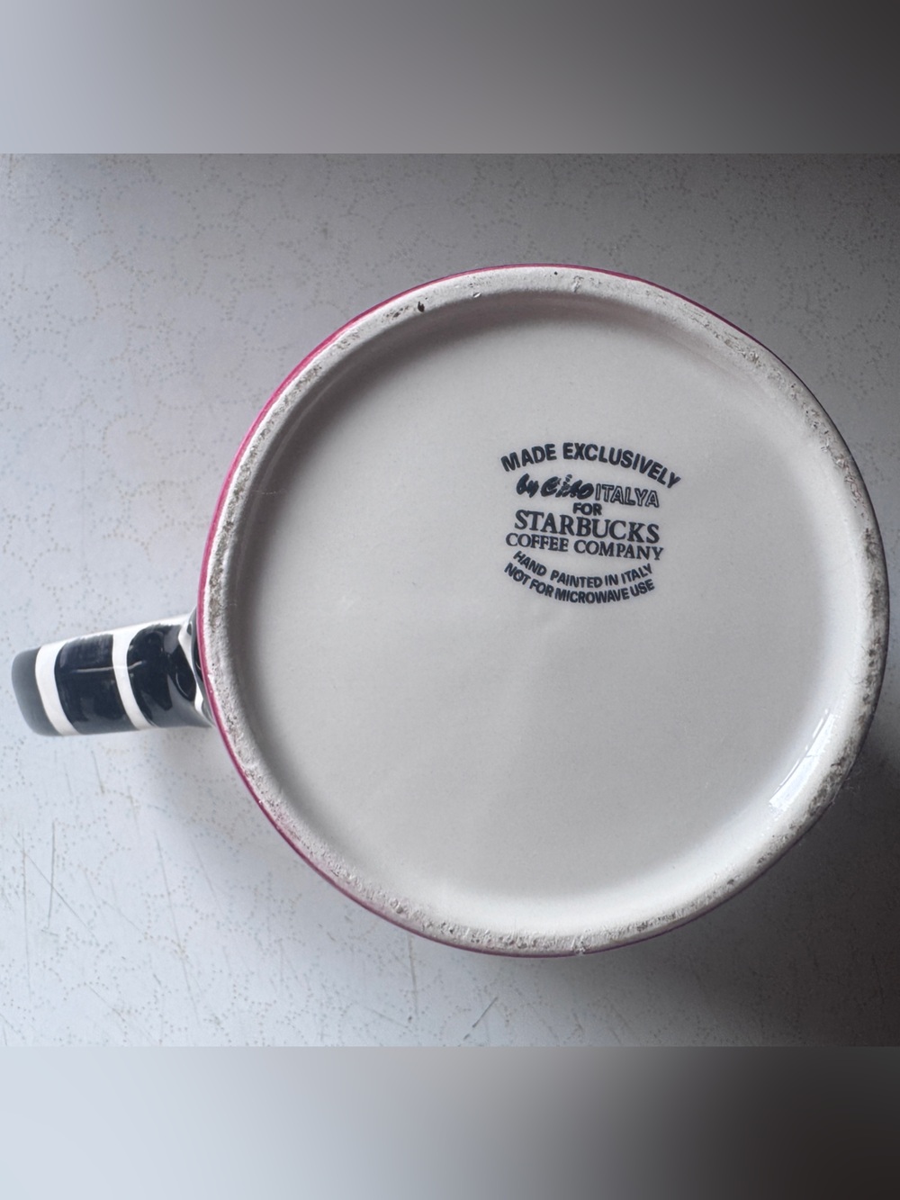 90's Starbucks Ciao Italya Ceramic Pitcher by Bellini - Picture 6 of 7